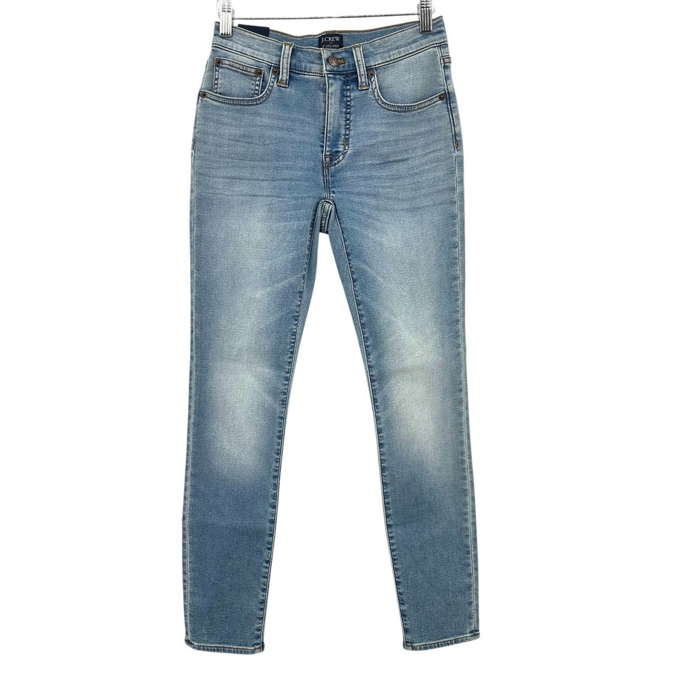 J.CREW Mid-Rise Skinny Jeans Signature Stretch Denim Women's Size‎ 25 NWT
